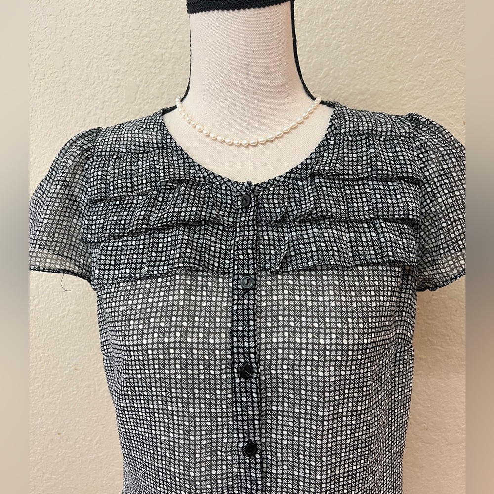 East 5th sheer blouse - Picture 3 of 6